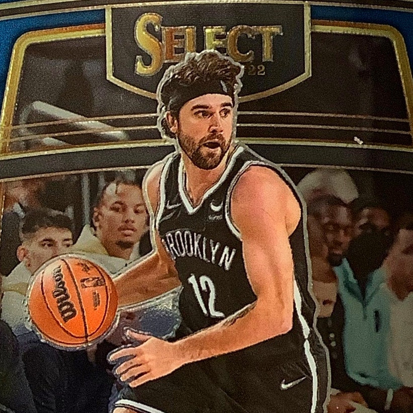 Joe Harris, Brooklyn Nets, Card #8, 2021-22 NBA Panini Select