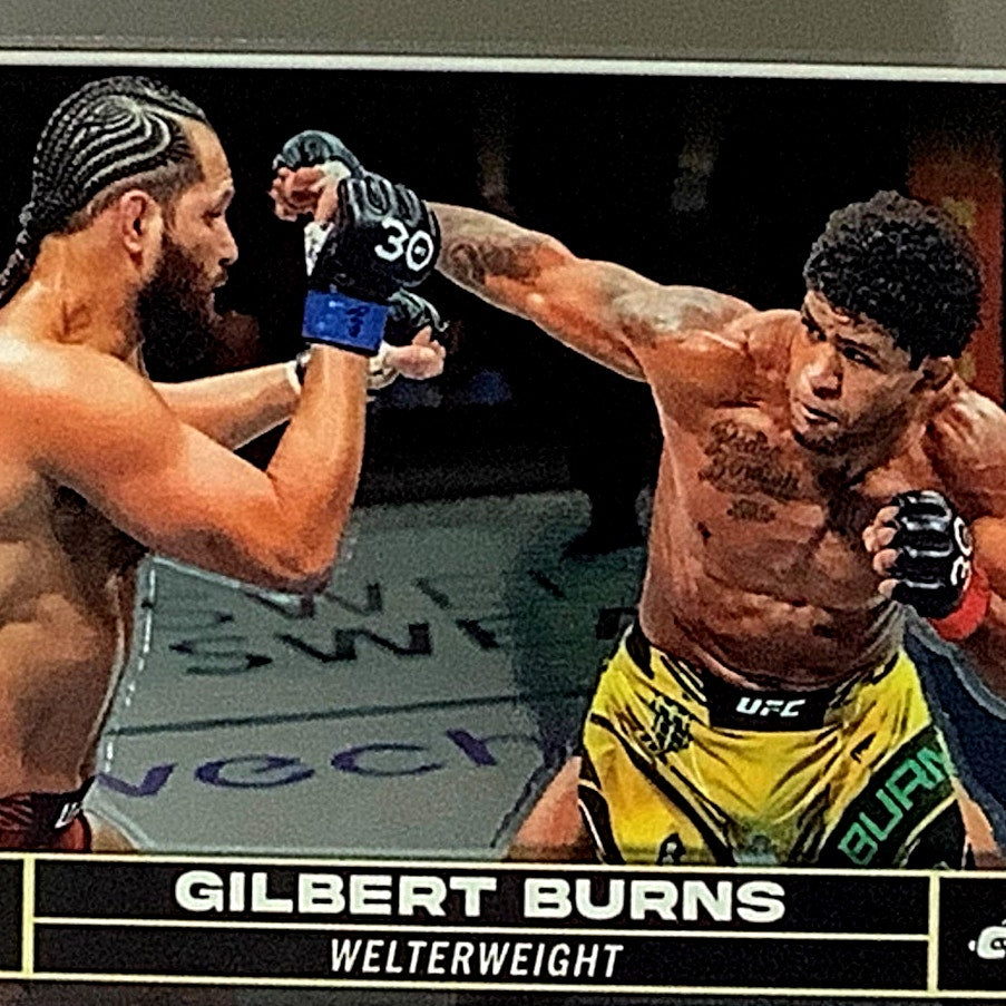 Gilbert Burns, Welterweight, UFC Card 70, 2024 Topps Chrome UFC, NM+