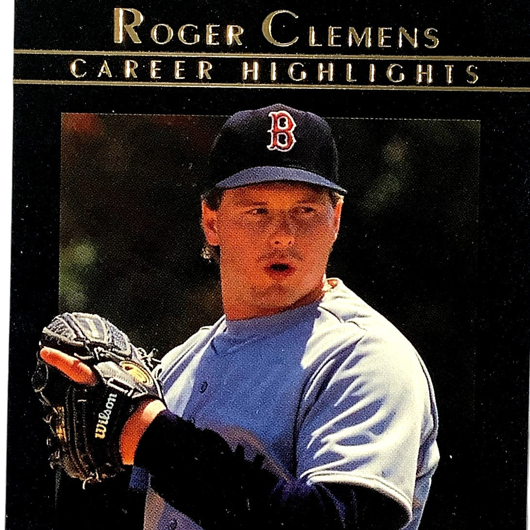 1992 Fleer, Roger Clemens Career Highlights, Card #13, Cooperstown Bound, NM+