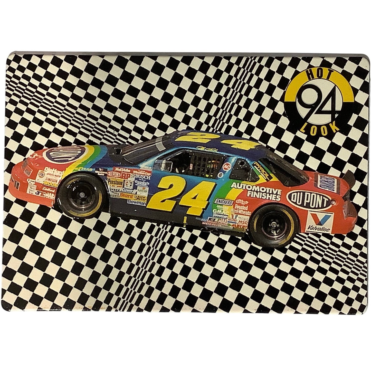 #24 Jeff Gordon Embossed NASCAR Dupont Hot Look 94 #131 1994 Action Packed NM