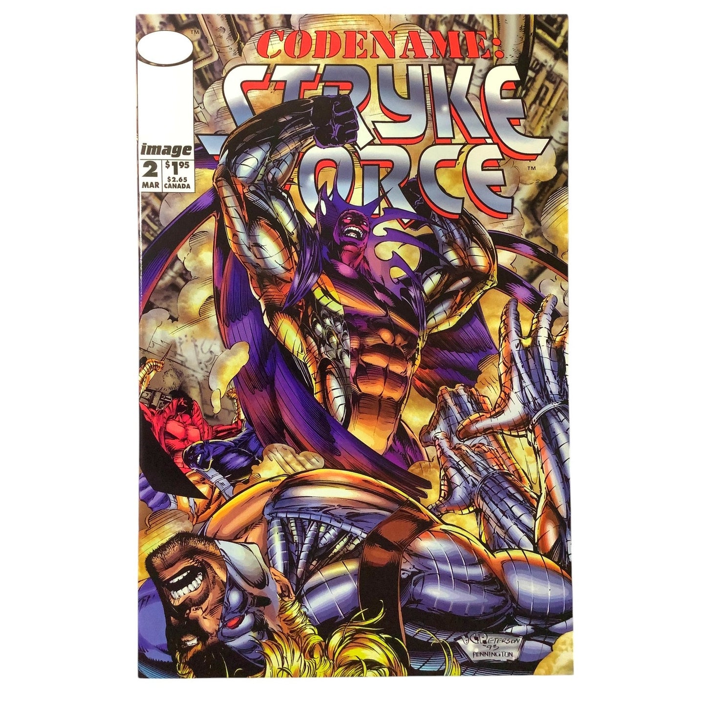 Codename Strykeforce #2, Mar 1994, NM 9.4, Image Comics