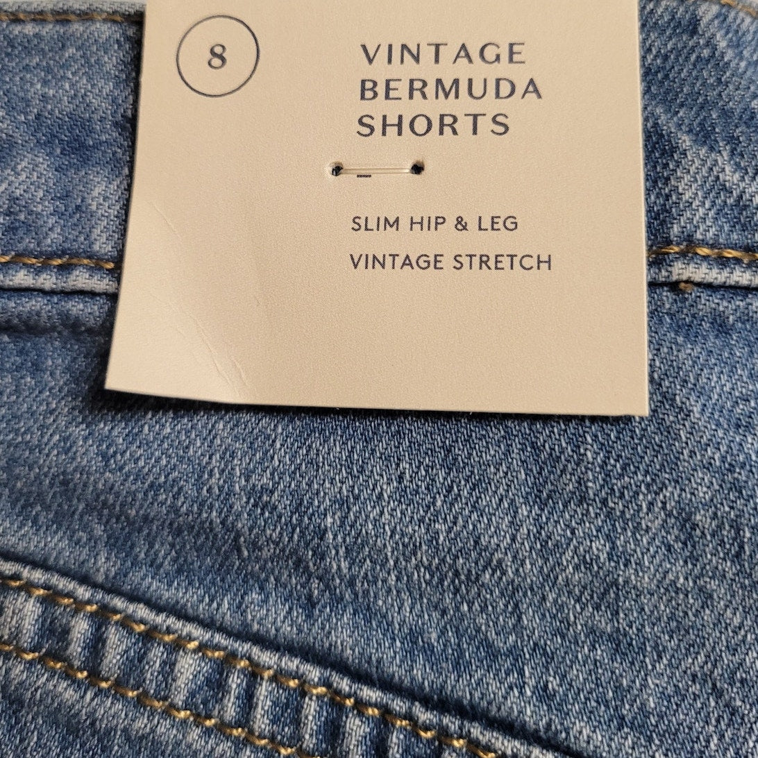 Women's High-Rise Vintage Bermuda Jean Shorts - Universal Thread, 8 / 29R