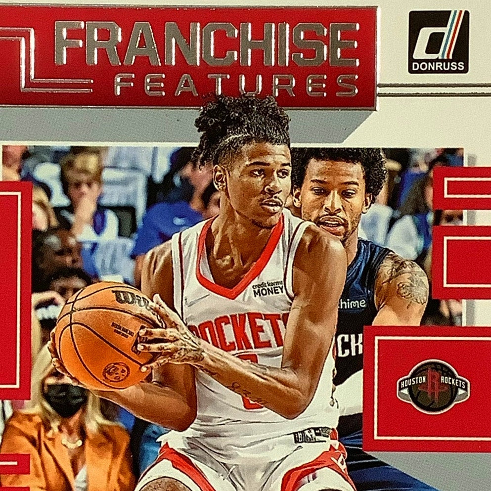 Jalen Green - Franchise Features Card #27, Rockets, 2022-23 NBA Panini Donruss