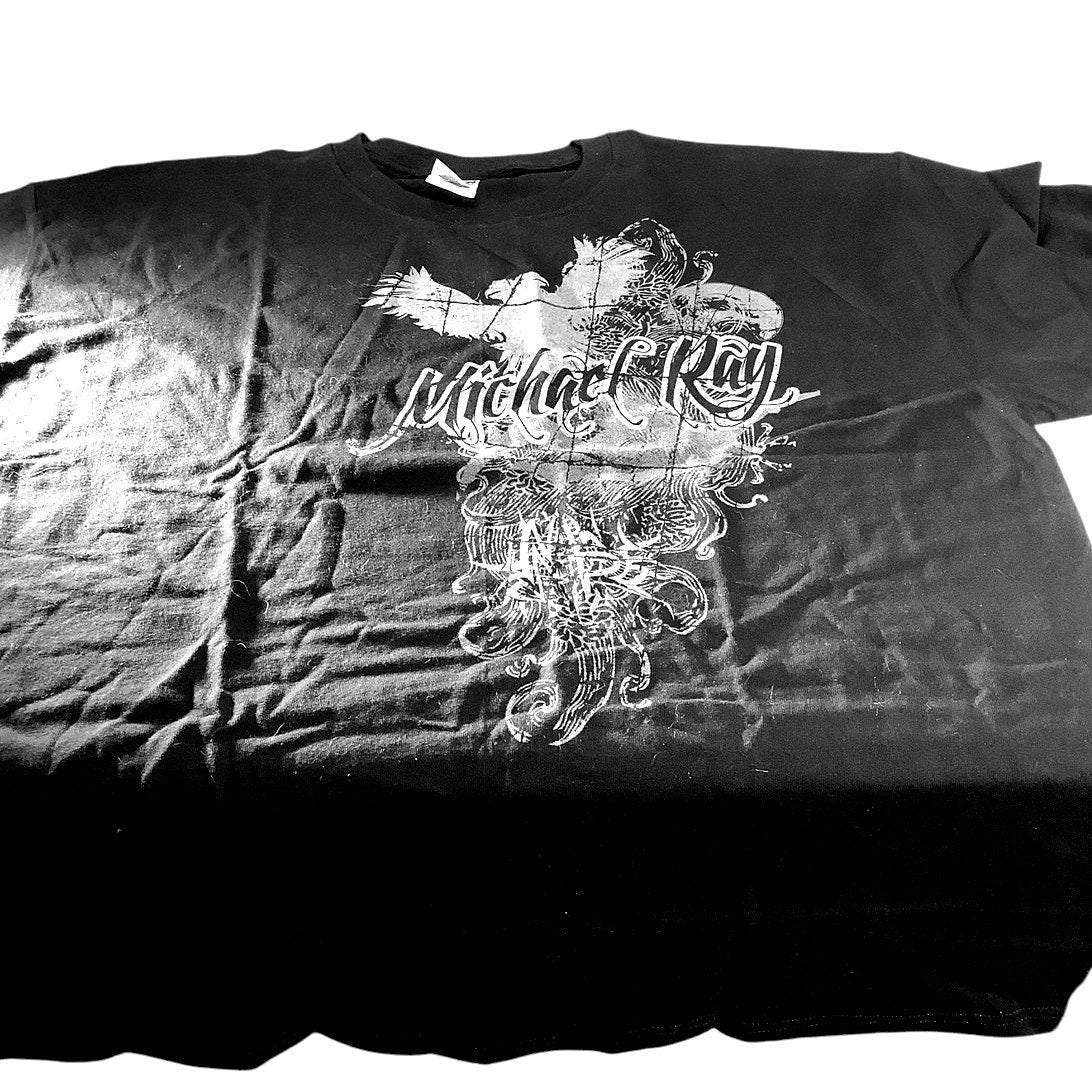 Michael Ray Distressed Concert Souvenir Graphic Tee, Black, XL