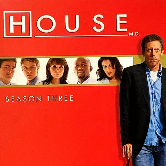 House, M.D.: Season 3 (5-DVD Set, 2007) 17 Hours 30 Minutes of Medical Drama TV