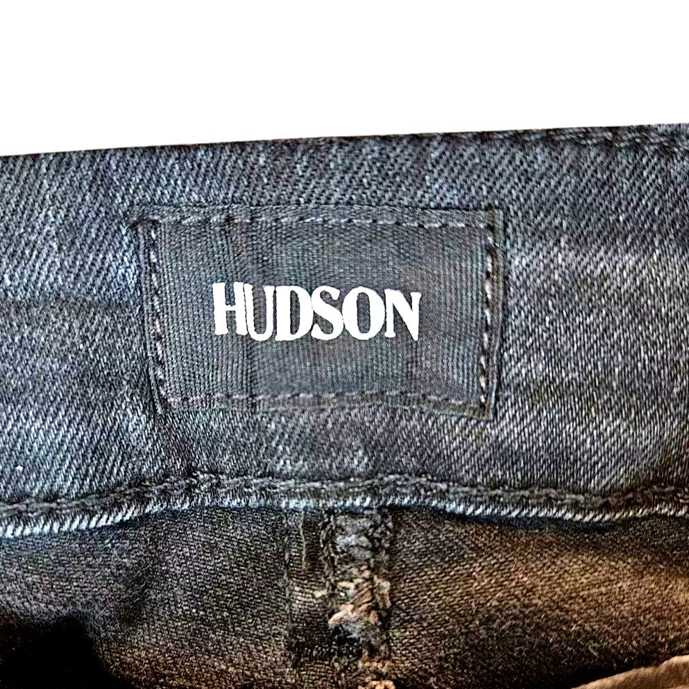 Hudson Collin Sz 4 Distressed Jeans, 29.5 Waist, 27 Inseam, Midrise Bootcut Crop