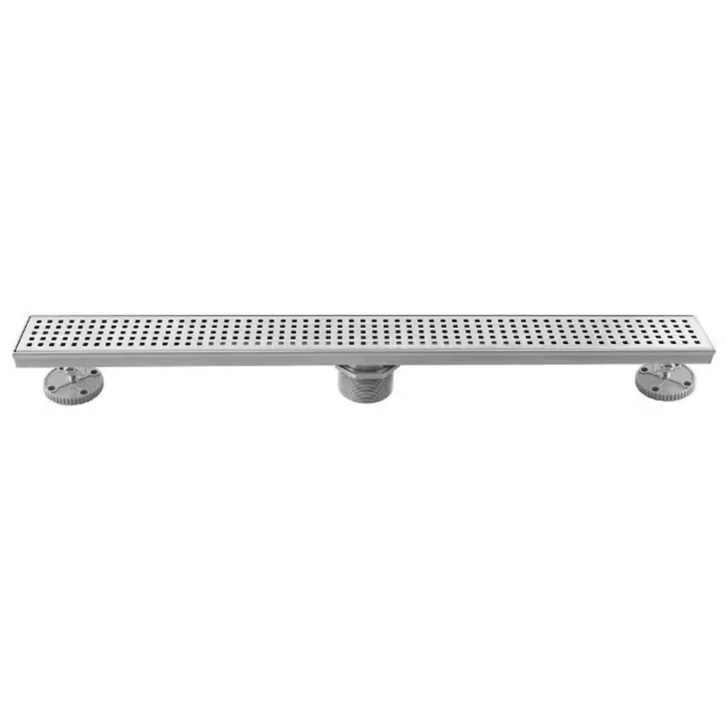 Mediterraneo Stainless Steel 12 in. Square Lineal Shower Drain