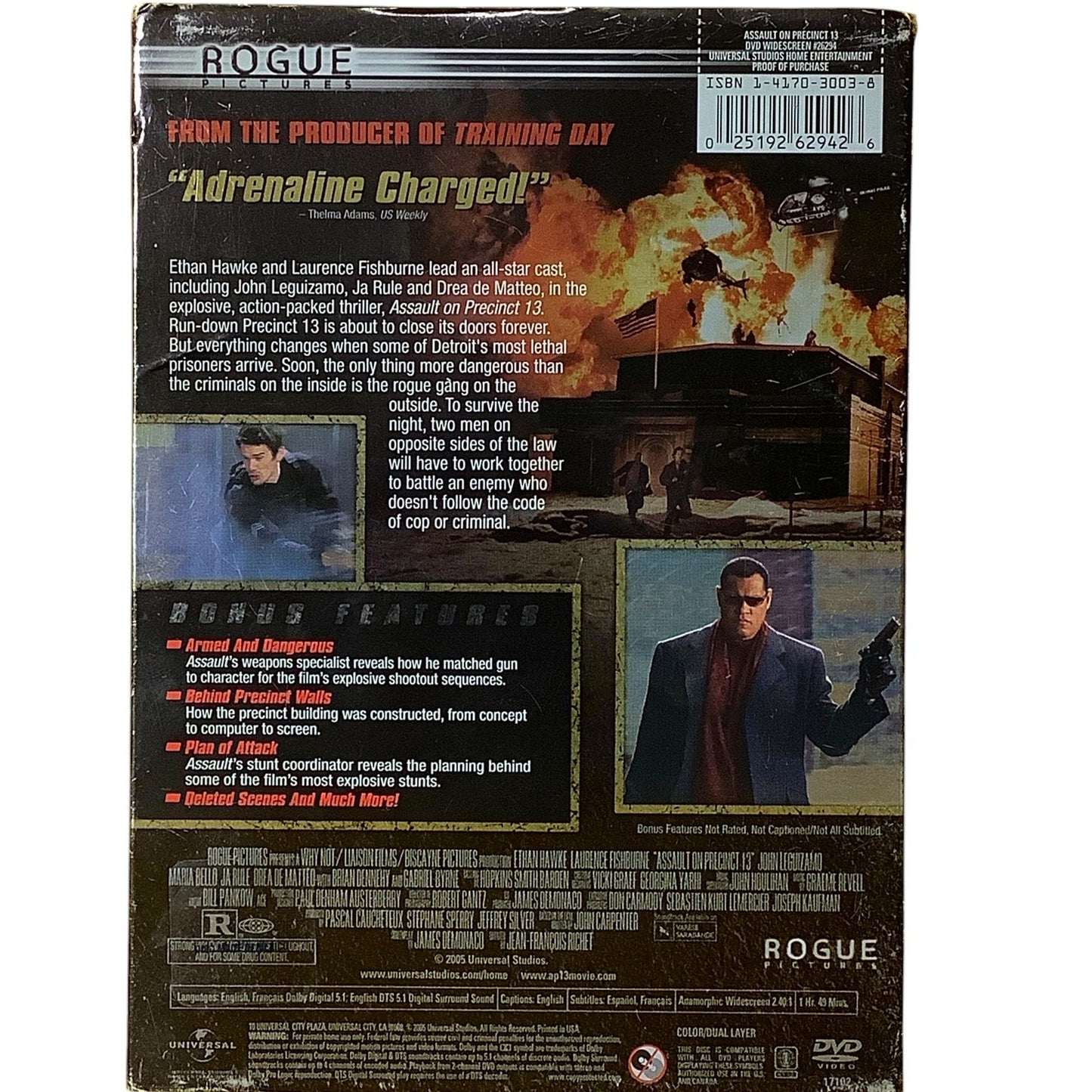 Assault on Precinct 13 (Widescreen Edition 2005) - "R" Drama, Action & Adventure