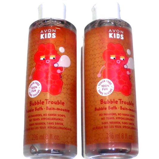 (2-Pack) Avon Kids Bubble Trouble Bubble Bath Apple Burst 8 FL OZ