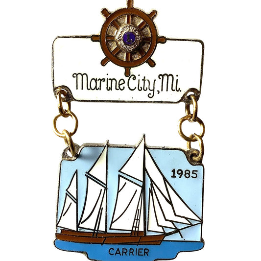 Vintage 1985 Lions Club International, Carrier Sailboat, Marine City, MI