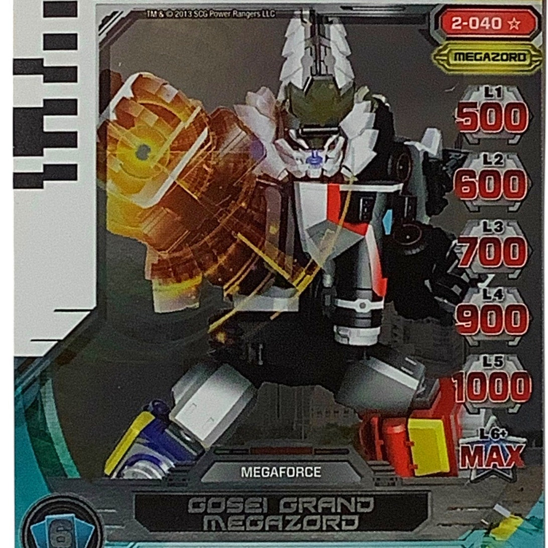 Gosei Grand Megazord [SUPER RARE] 2-040 Guardians of Justice Power Rangers 2013