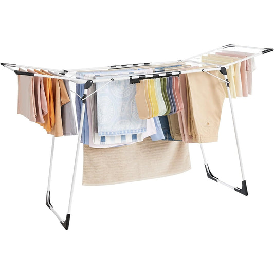 Clothes Drying Rack Foldable, Gullwing Laundry Rack, 22.2 x 68.1 x 38 inches [Local Pickup in the Cropwell AL area 35054 due to package size]