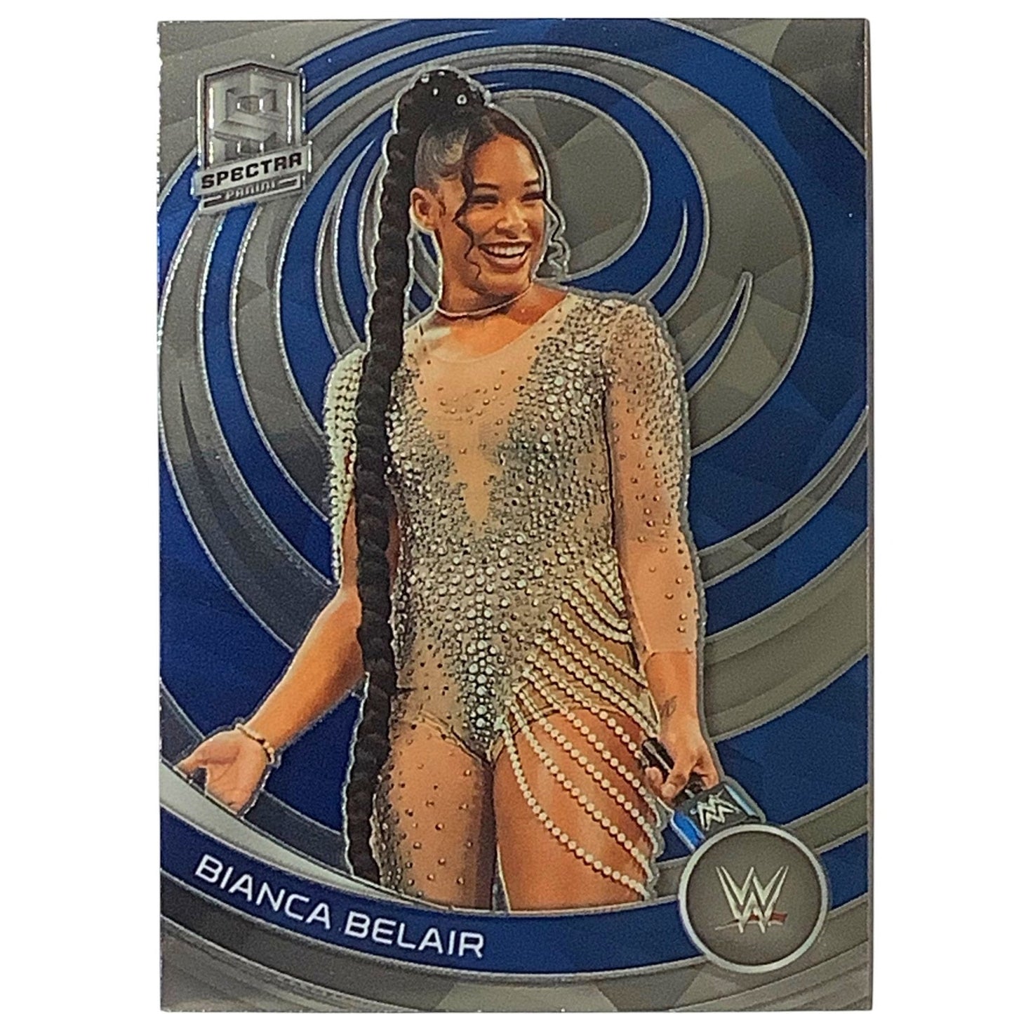 Bianca Belair Silver Swirl, Card 389, 2023 Panini -Chronicles Spectra WWE NM+