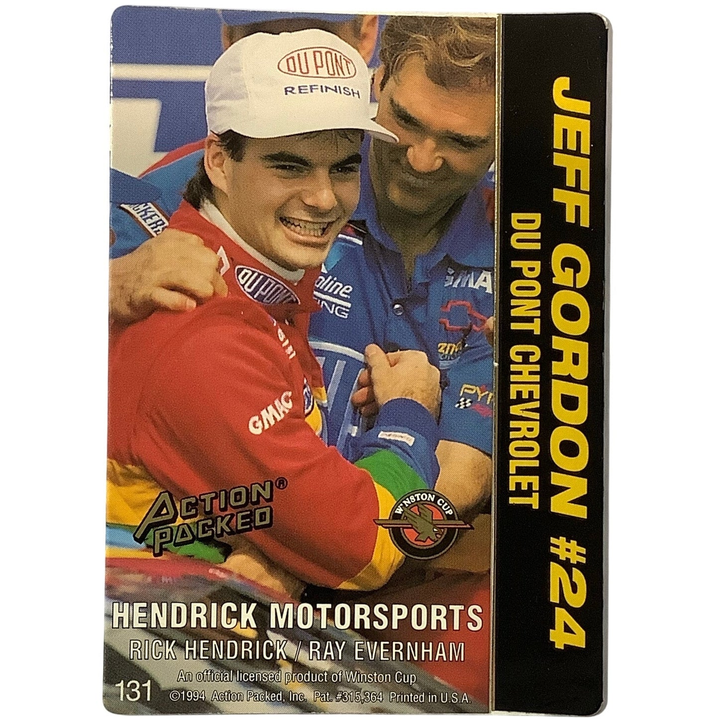 #24 Jeff Gordon Embossed NASCAR Dupont Hot Look 94 #131 1994 Action Packed NM