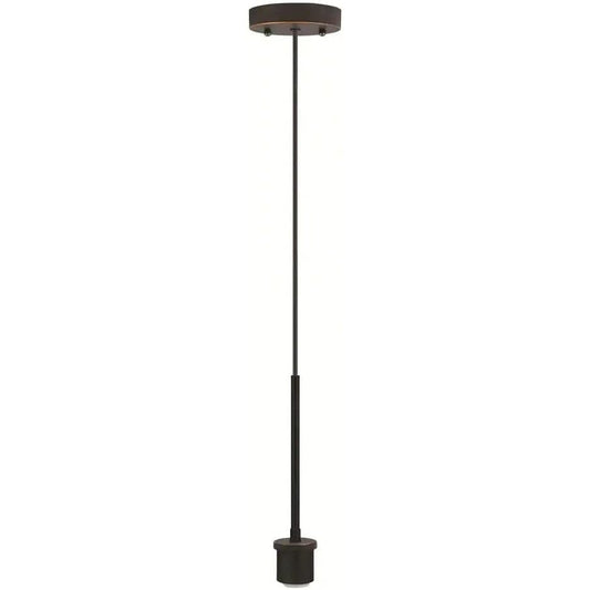 Oil-Rubbed Bronze Pendant Light Kit with Partial Metal Rod, NIB