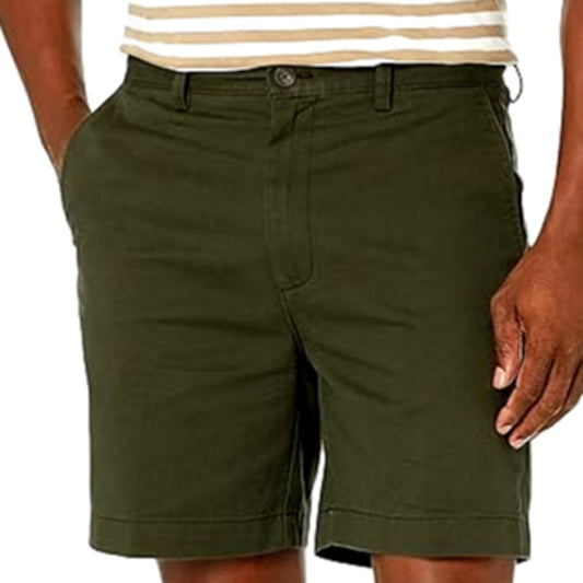 Men's Classic-Fit 7" Inseam, 40" Waist Shorts, Olive Drab Green, NWT