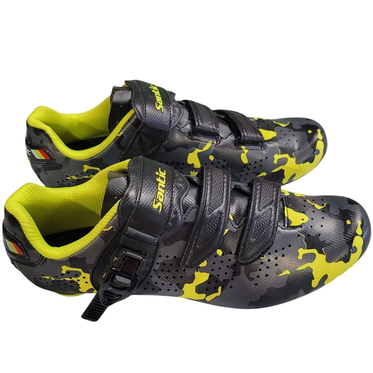 Santic Unisex Cycling Shoes Indoor Road Bike Riding Shoes, Men's 9.5, Women 11