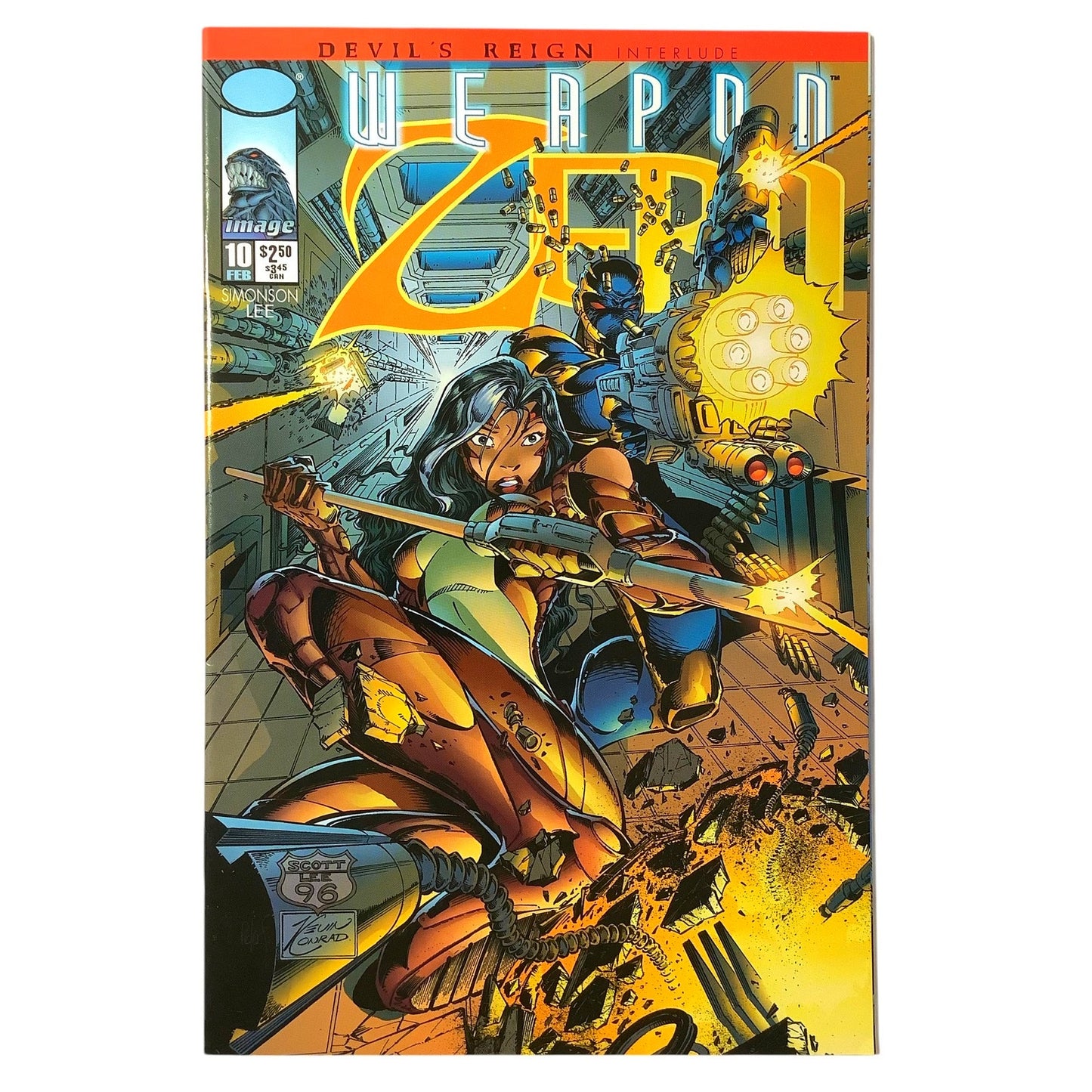 Weapon Zero #10, Mar 2000, NM 9.4, Image Comics