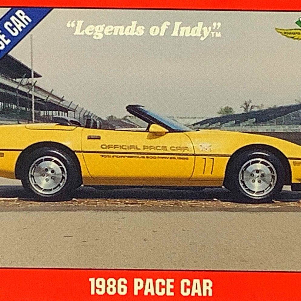 1986 Pace Car -Chevrolet Corvette Roadster Z51, 1992 Legends of Indy, #53, NM+