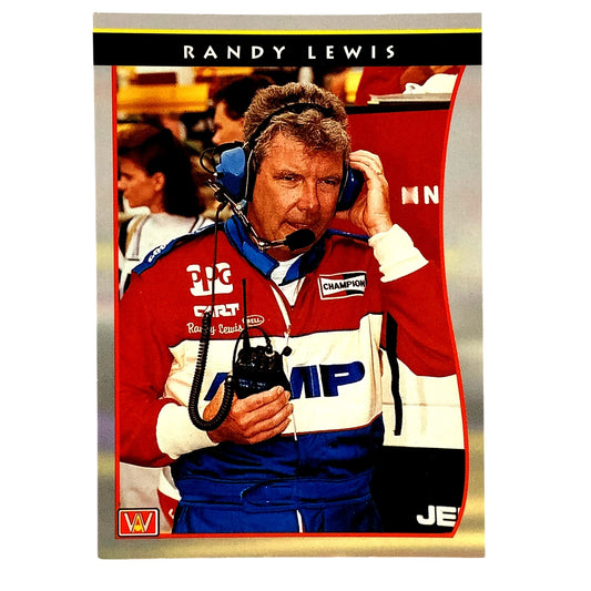 Indy Driver- Randy Lewis #90 AMP, 1992 Indy Car World Series, Card #44, NM