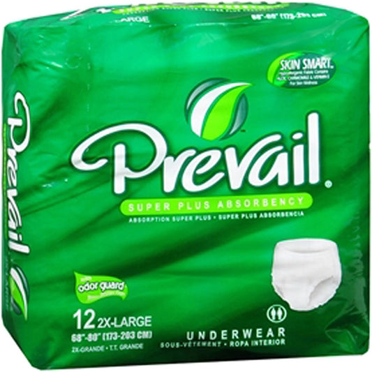 PREVAIL Extra Absorbency Underwear XXL, 48 CT. (4 Packs of 12)