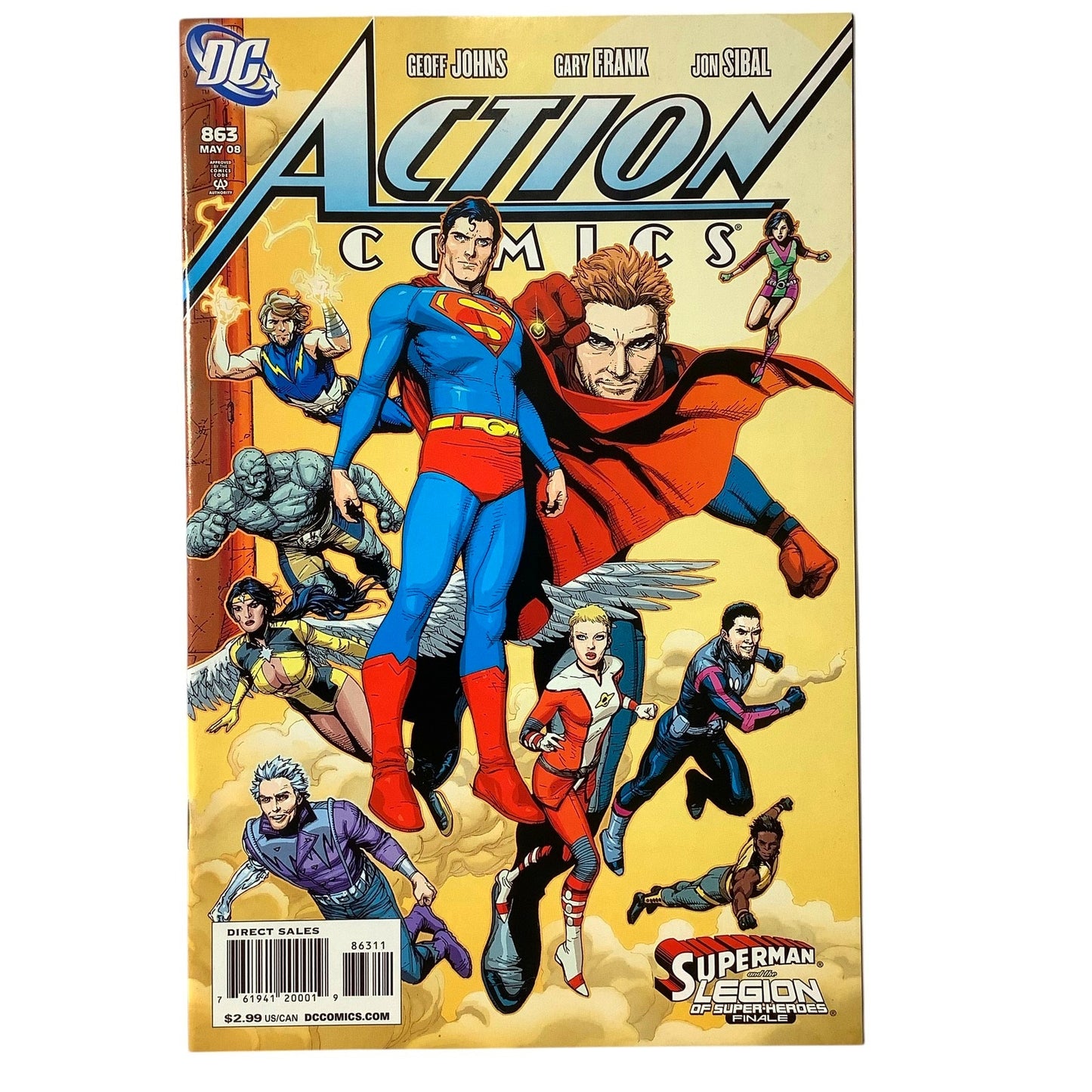 DC, Action Comics #863, Superman and Legion of..., Part 6/6, May 2008, NM 9.4