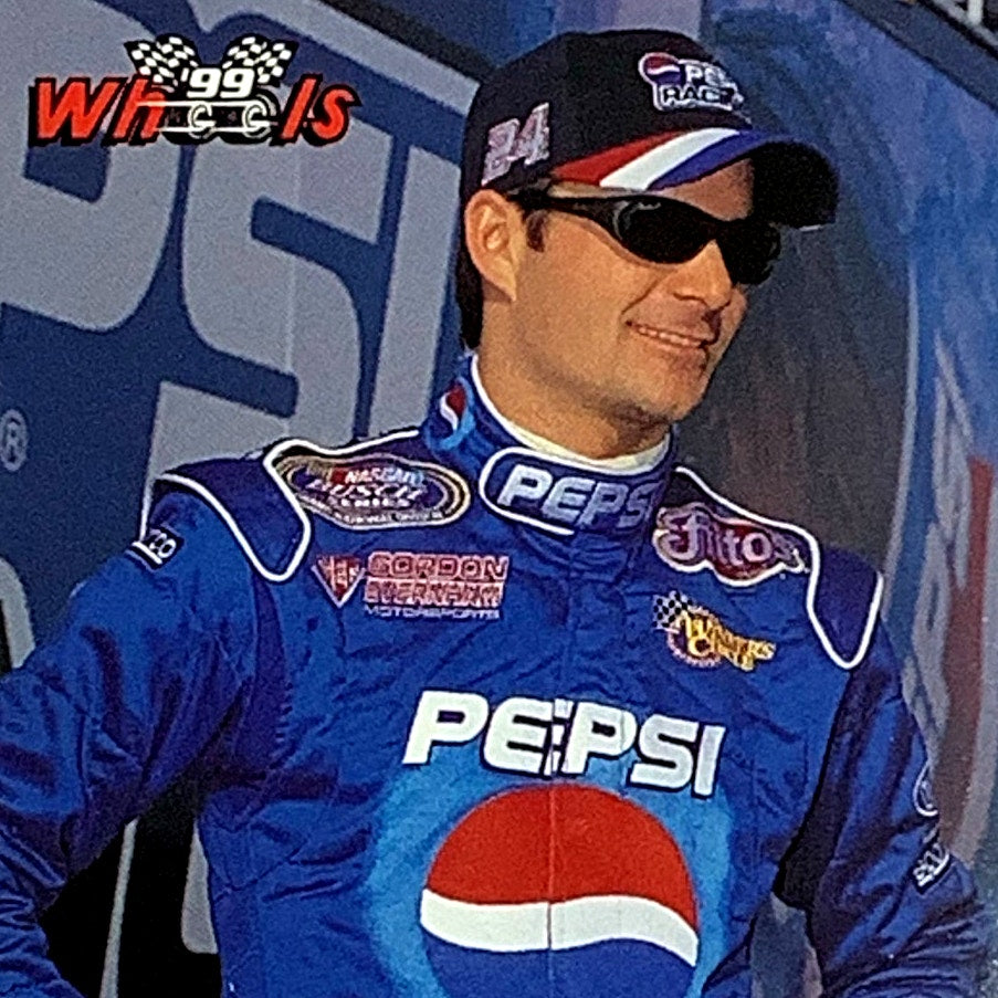 Jeff Gordon, Sponsor: Pepsi, Card 42 1999 Wheels NASCAR Winston Cup, NM+