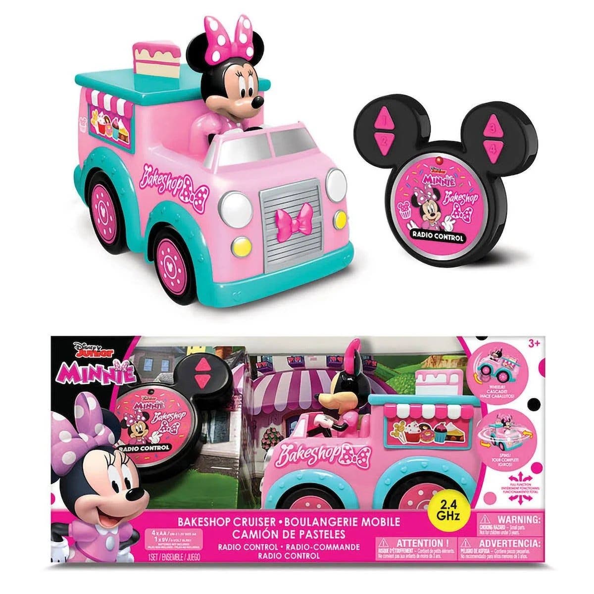 Disney Junior Minnie 9" Bakeshop Cruiser Radio Control RC Car 2.4Ghz  Years 3+, FREE SHIPPING!