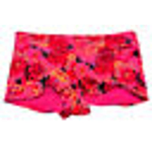 Women's Swim Boyshorts LRG (12-14) - All in Motion, Black & Pink Fora