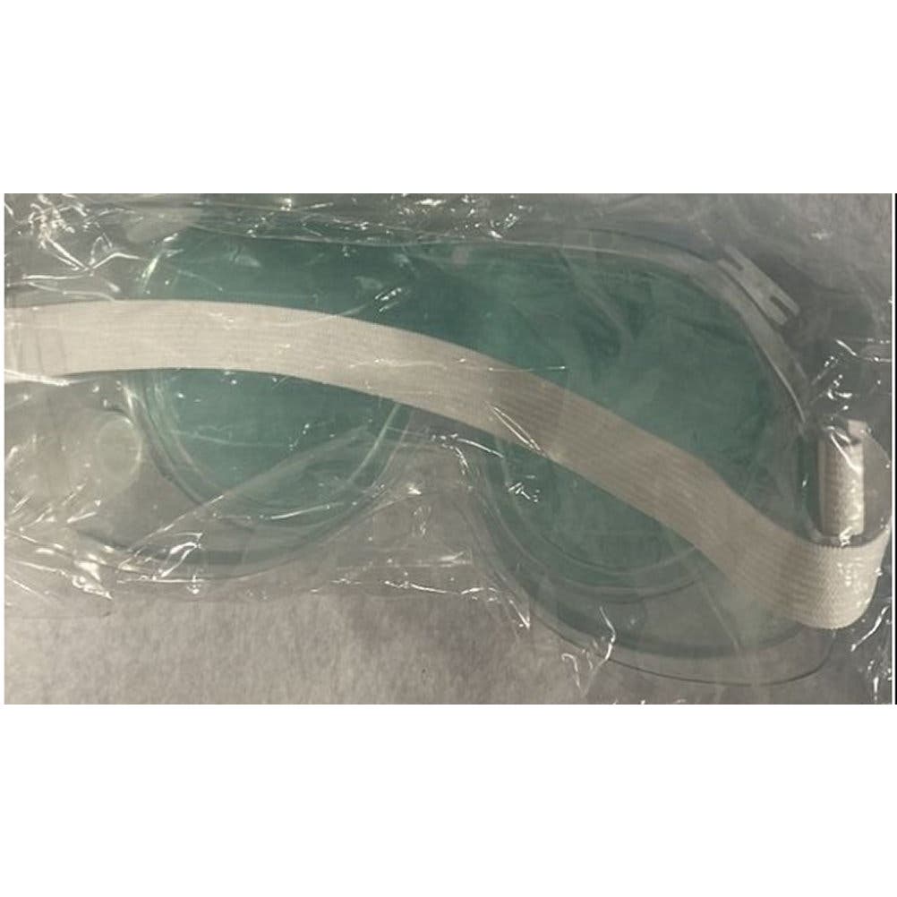MFacoty Green Tinted Economy Safety Goggles, Splash & Flying Debris Goggles