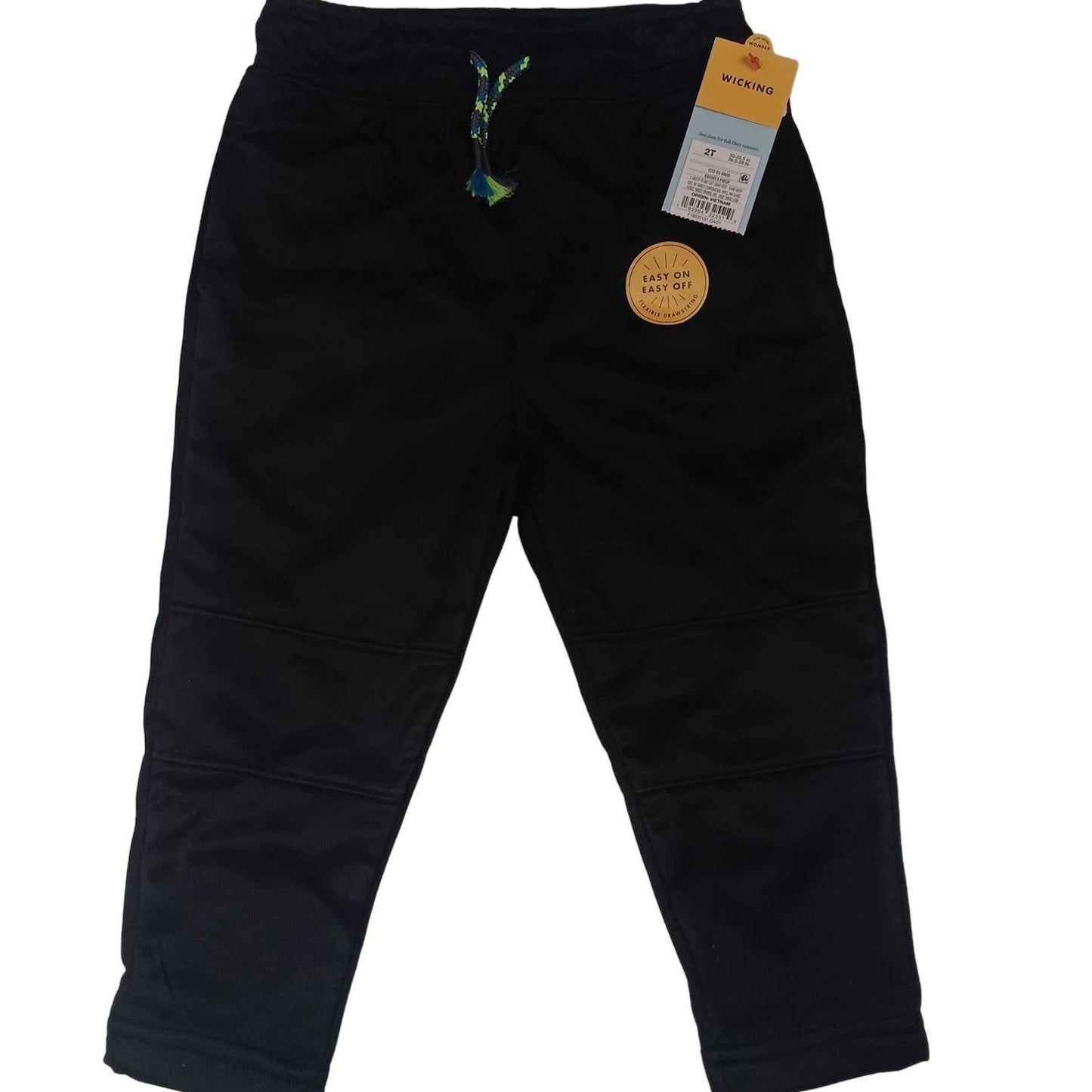 Toddler (2T) Boys' Tapered Pull-On Pants - Cat & Jack Black 2T + Free Shipping