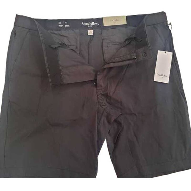 Men's 9" Inseam Tech Shorts, Size 38, Ebony - Goodfellow & Co