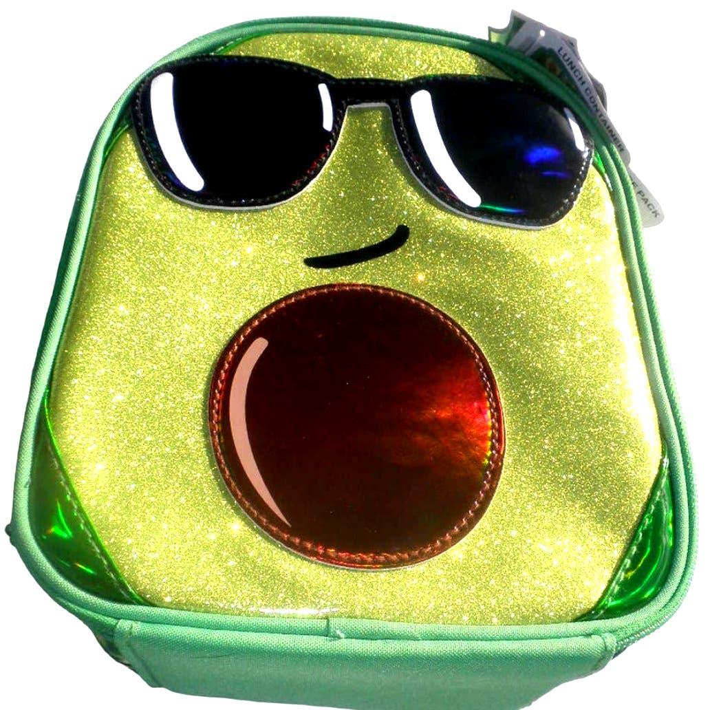 Fit+Fresh Novelty Avocado Insulated Lunch Bag for Kids and/or Adults - Free Shipping