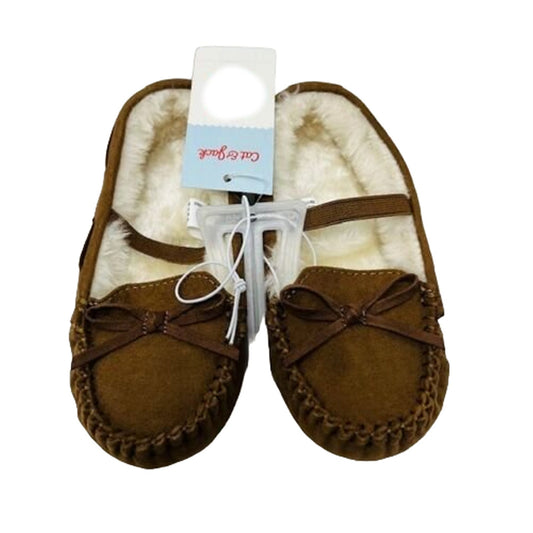 Celina, Dark Chestnut, Size 7 Girls' Moccasin Slippers - Cat & Jack + Free Ship