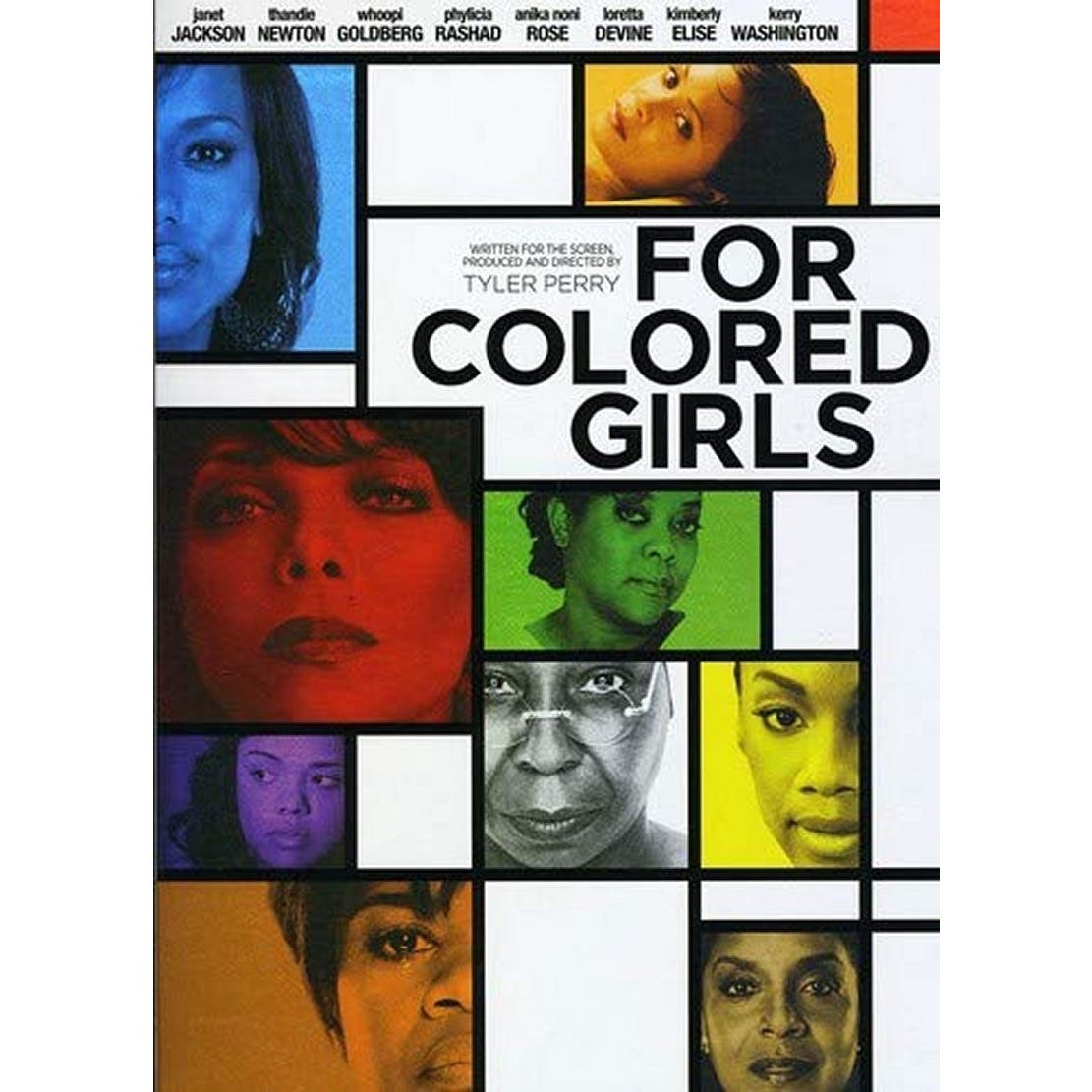 Tyler Perry's FOR COLORED GIRLS (DVD 2011) Whoopi Golberg, Janet Jackson & More