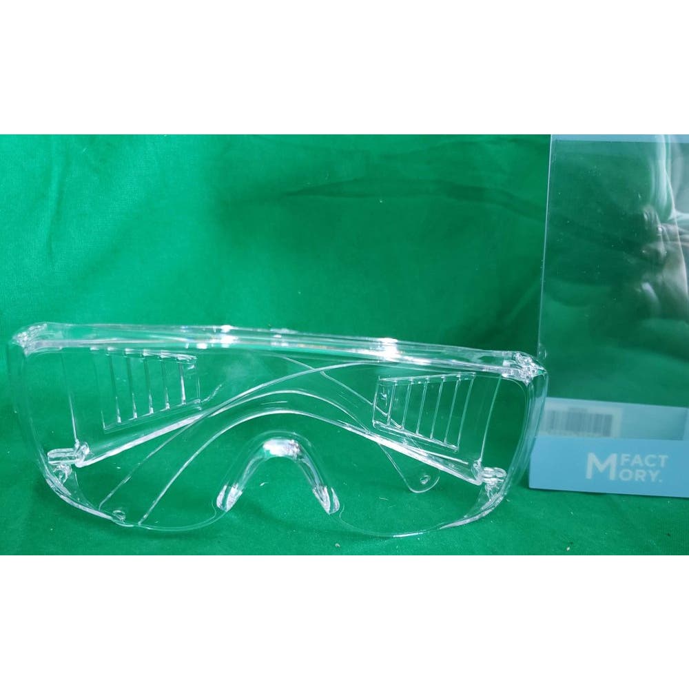 (PK-2) MFactory Safety Goggles / Glasses Chemical Lab Work Anti Fog Clear