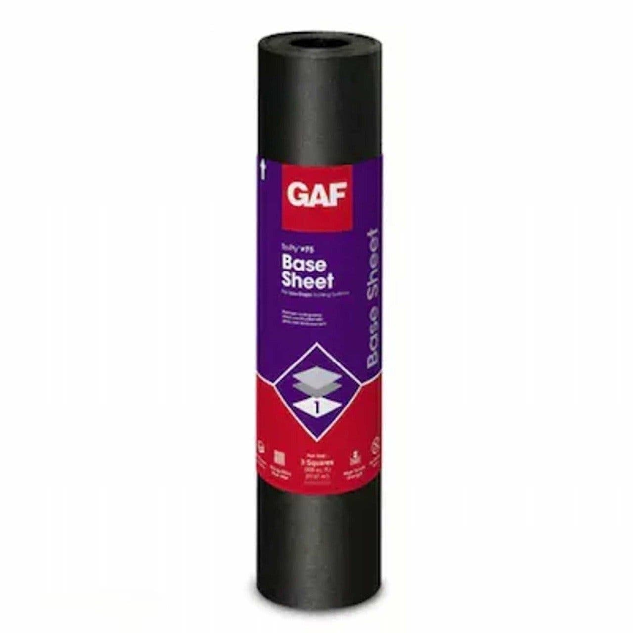 11 Rolls GAF #75 Base Sheet (3300 SQ FT) & 15 GAL HENRY Roof Adhesive-- LOCAL Pickup Only