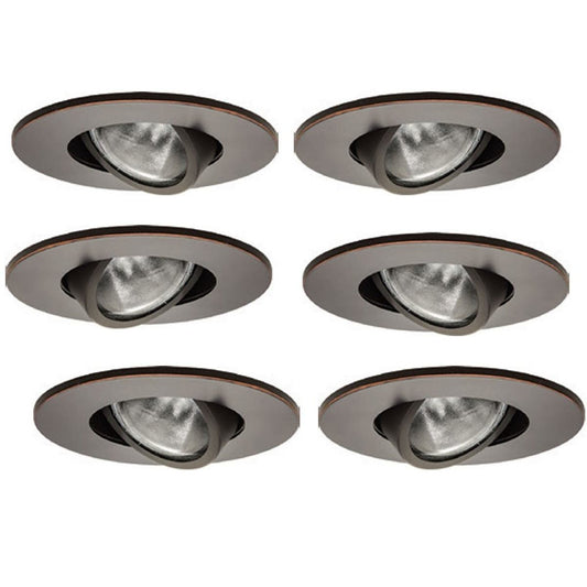 6 PK Lithonia Lighting 4G2ORB PAR20 - 4" Oil Rubbed Bronze Gimbal - PAR20