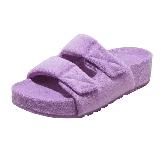 A New Day Size 7 Women's Remi Platform Slide Sandals, Lavender - Free Shipping