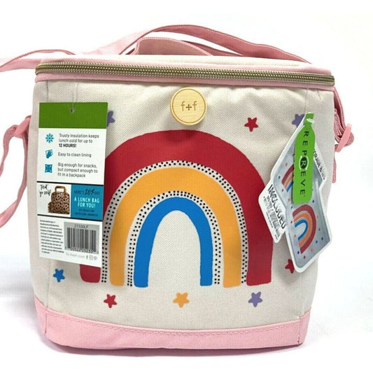 Fit+Fresh Novelty Rainbow Insulated Lunch Bag for Kids and/or Adults- Free Shipping!