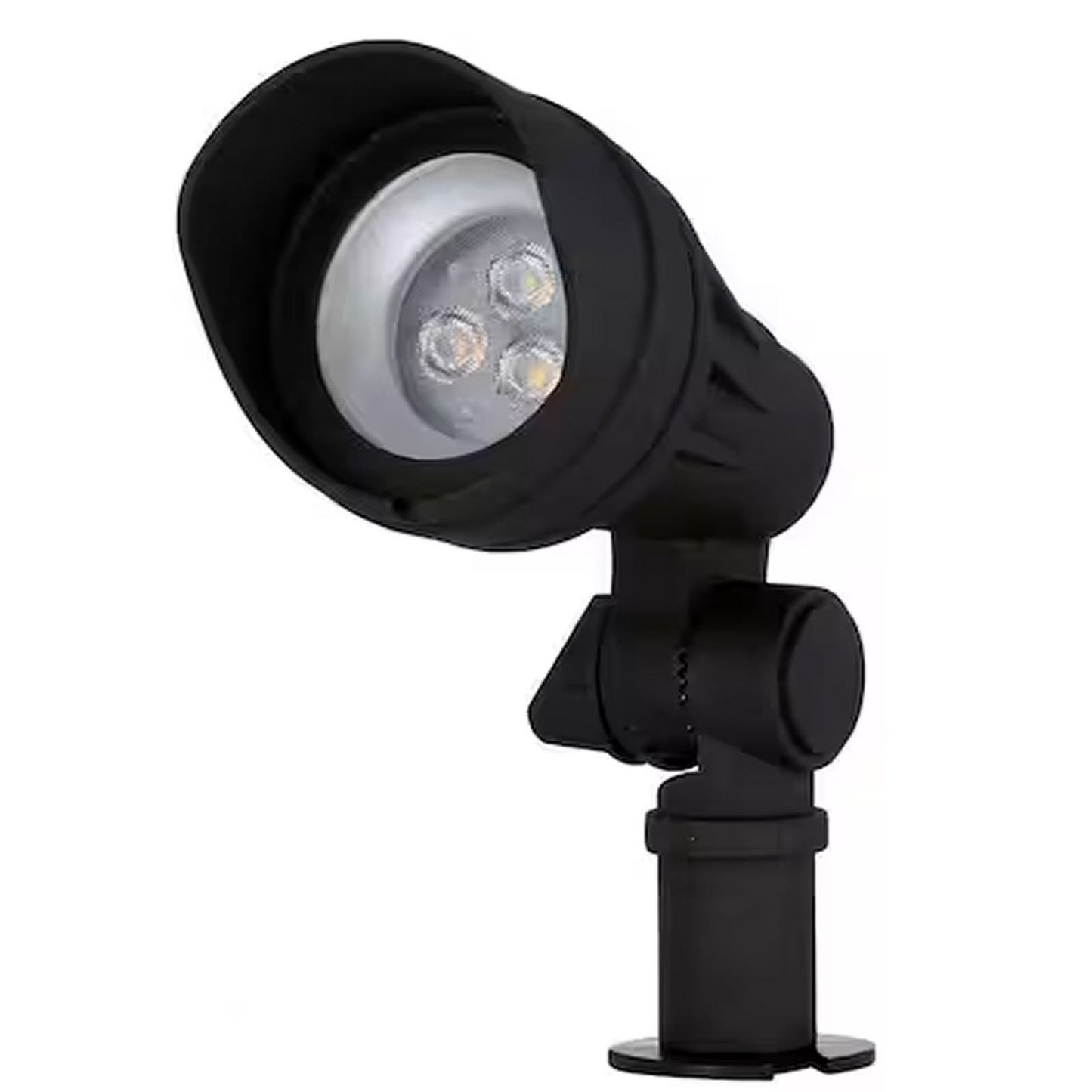 20-Watt Equivalent Low Voltage Black Integrated LED Outdoor Landscape Spot Light