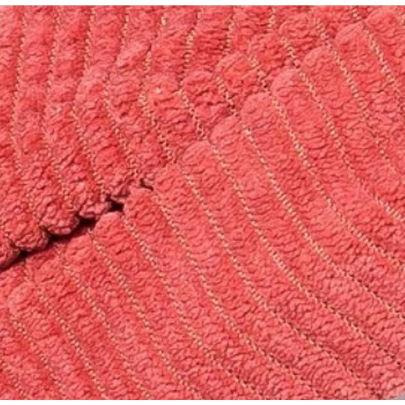 Corduroy Knot Front and Elastic Back Hairband Headwrap- Coral, Universal Thread