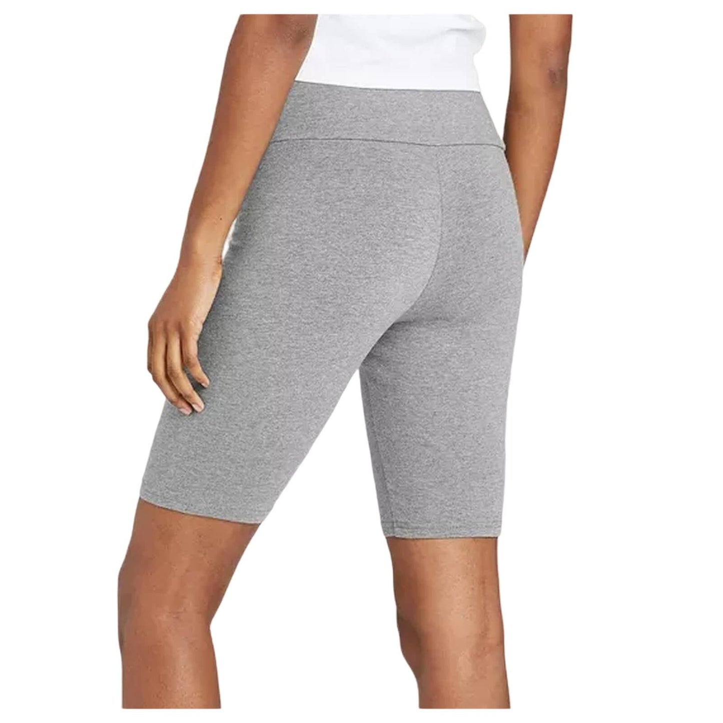 Women's Grey (Size XS) High-Rise Bike Shorts - Wild Fable Heather Gray X-Small