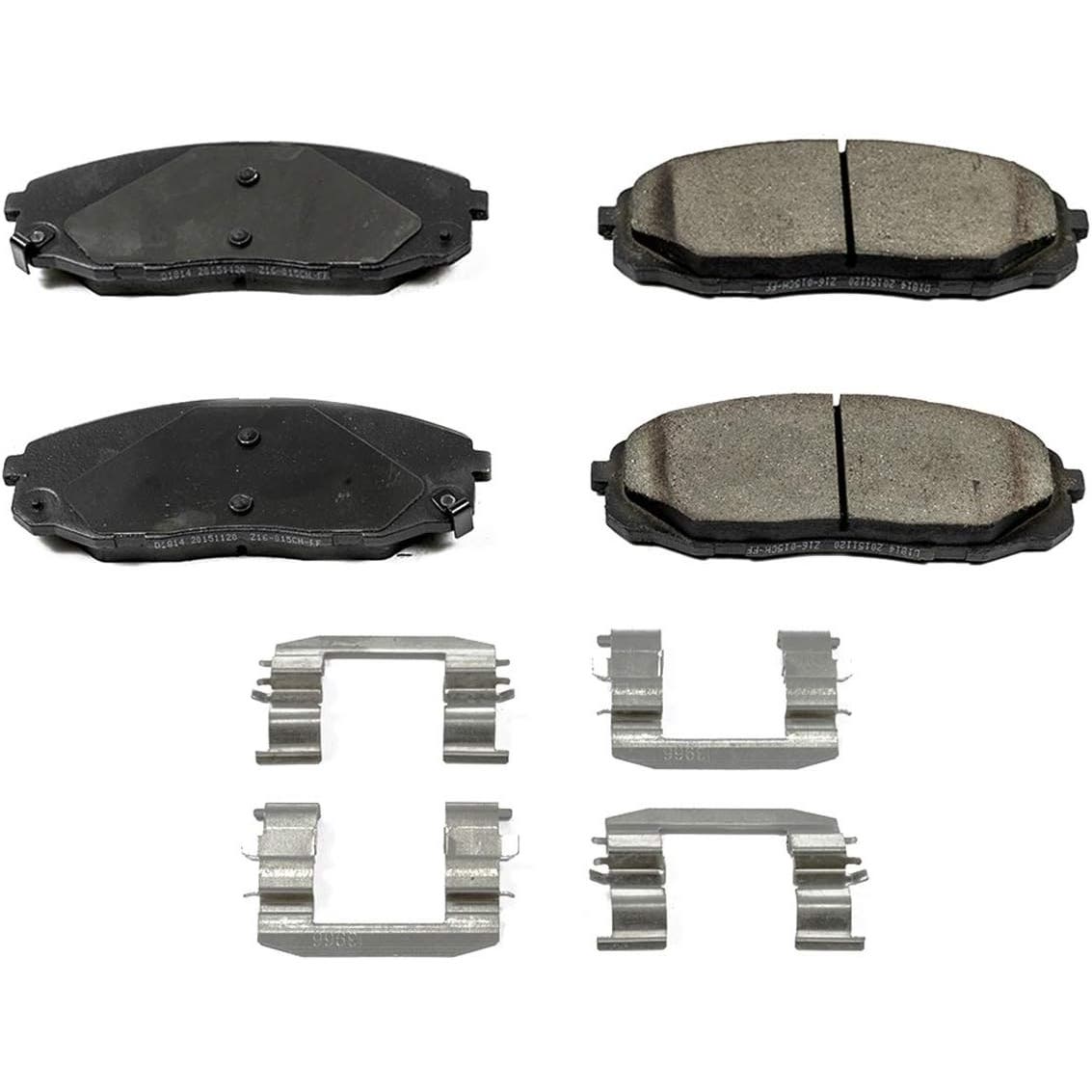 Power Stop Z17 Evolution Plus Front Brake Pads 17-1814 Kia Sedona 2015-2020 FWD