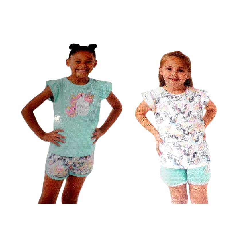 Member's Mark 12M Girls' 4 Piece Mix & Match Play Sets, Unicorn, 12M - Free Ship