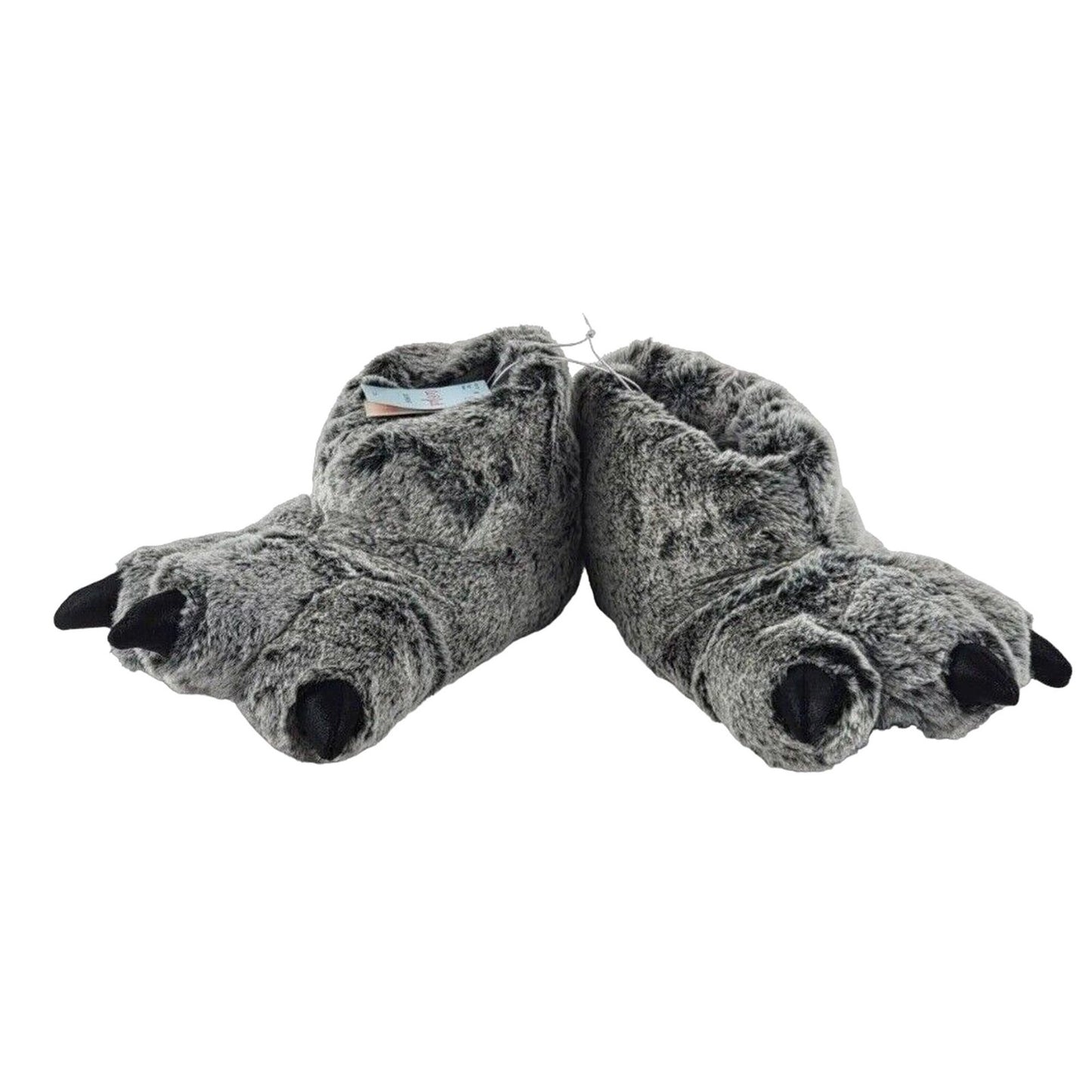 Boys' Ferdinand Dinosaur Claw Slippers - Cat & Jack Charcoal Gray MED (2/3) NWT