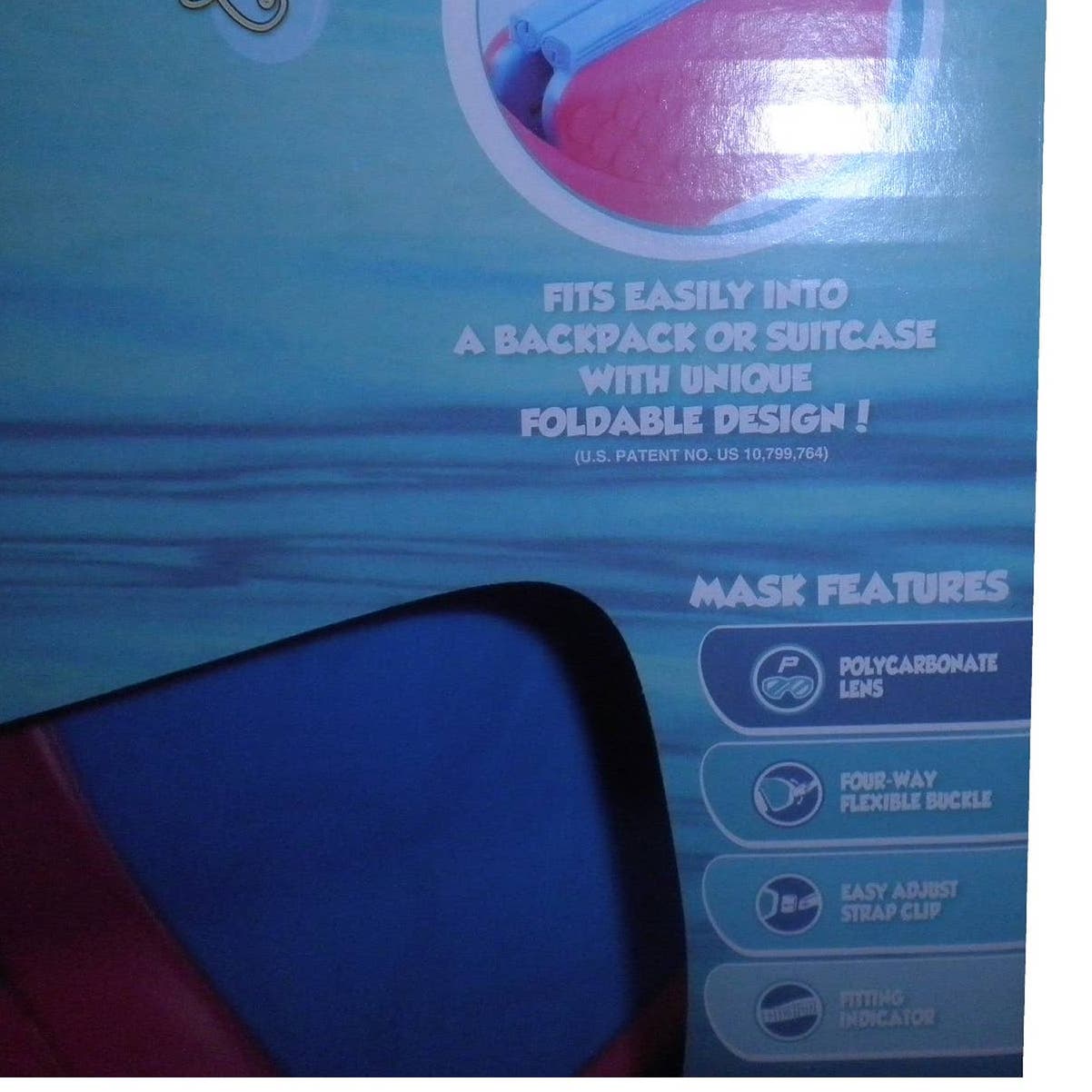 Kids' Mermaid Monofin with Mask & Fins, Pink/Blue, by Body Glove, NIB