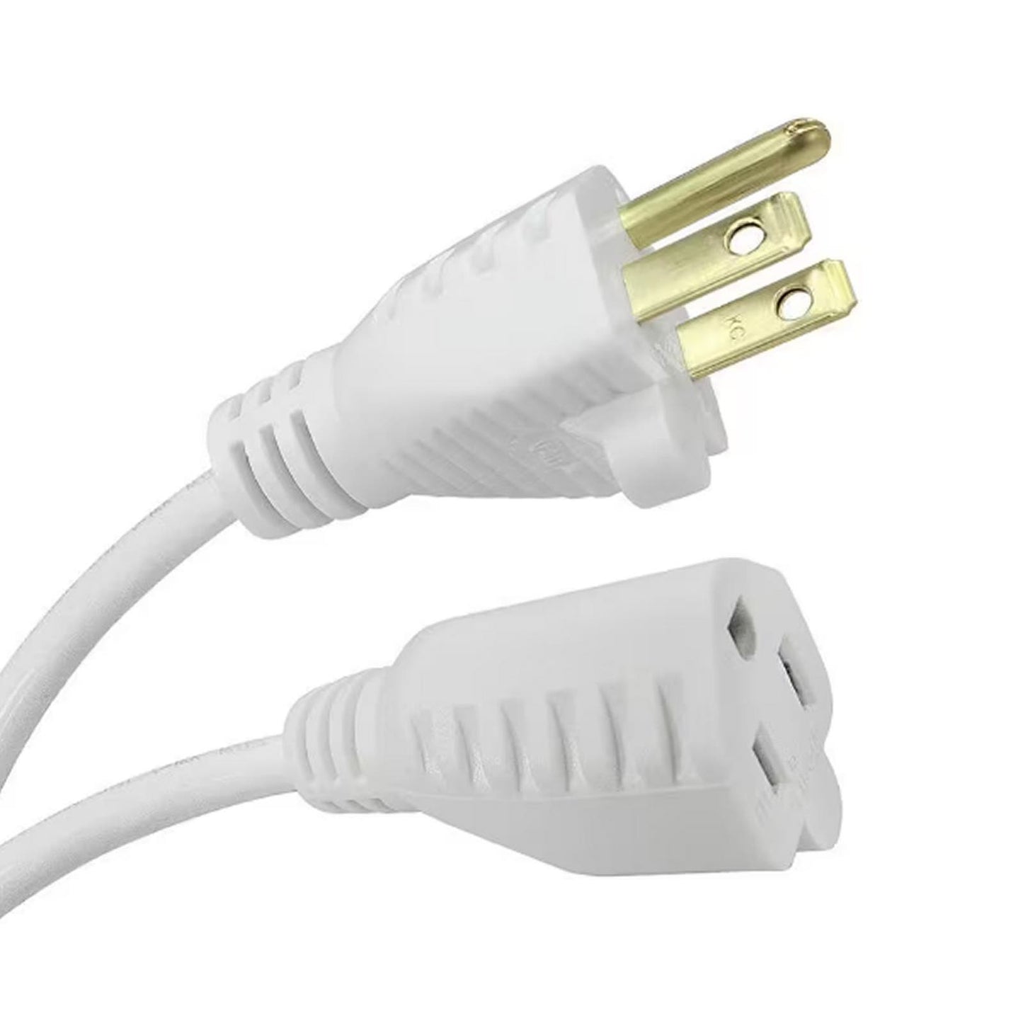 HDX 8 ft. 16 Gauge 13A Light Duty Indoor/Outdoor Extension Cord, White