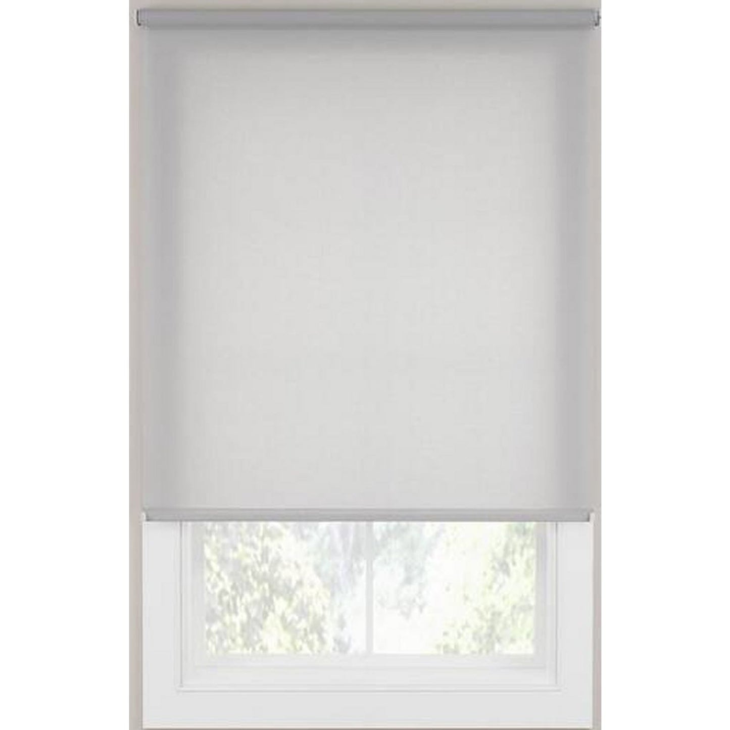 Cordless Light Filtering Fabric Roller Shade, Taupe, 37.25 in. W x 72 in. L