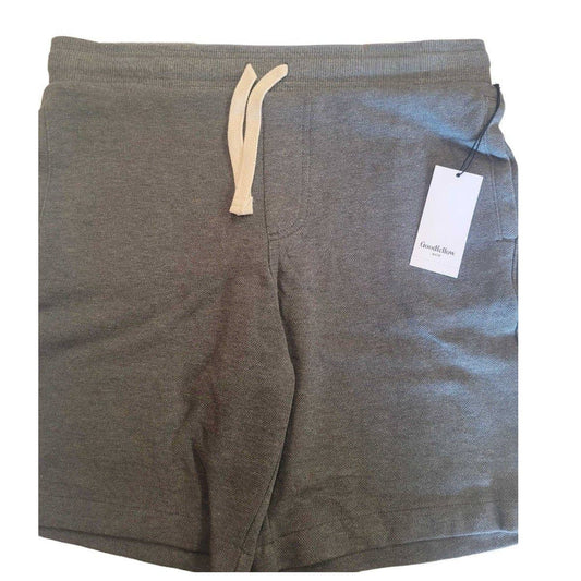 Mens X-Small, 8.5" Inseam, Elevated Knit Shorts, Charcoal Gray - Goodfellow & Co